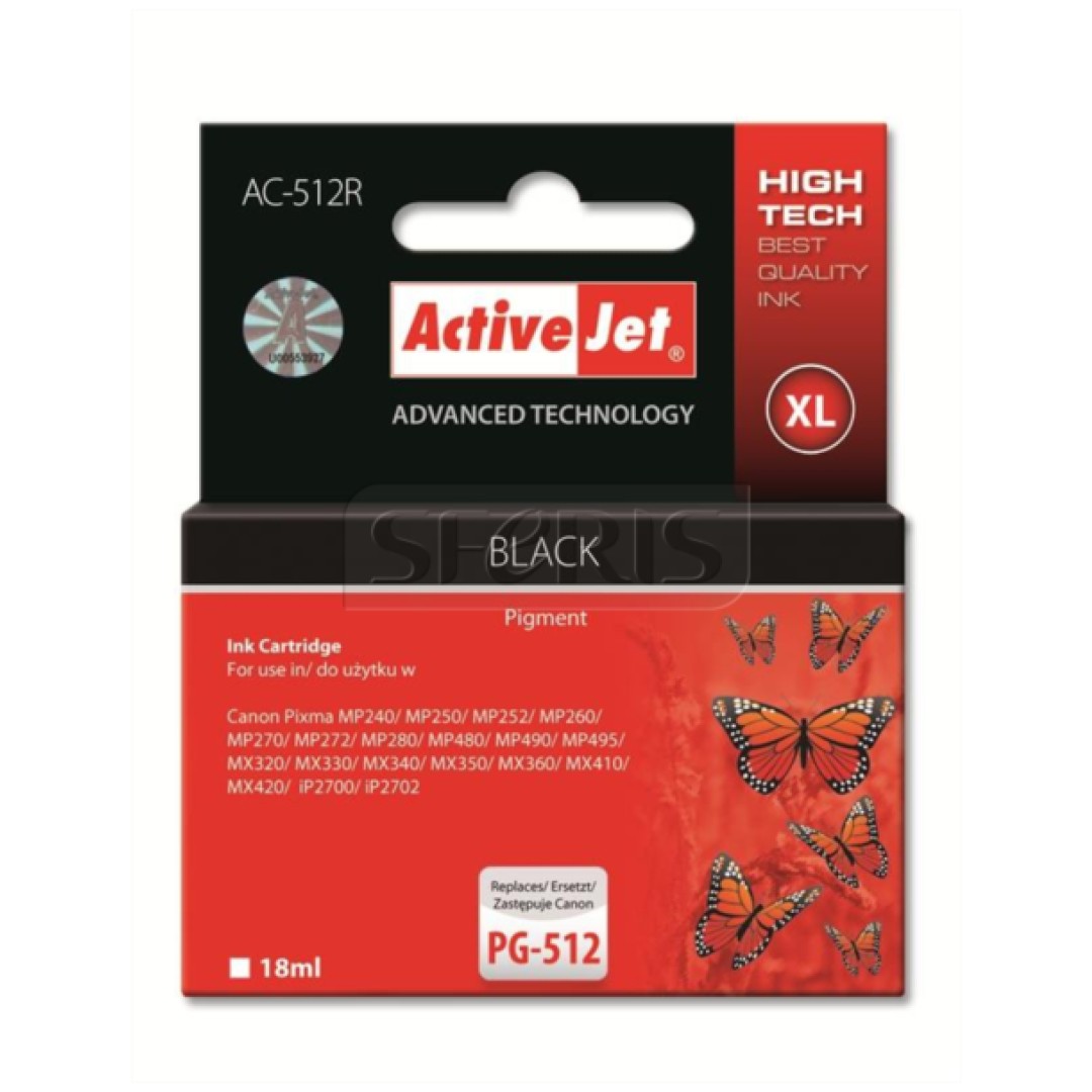 ActiveJet črno črnilo Canon PG-512
