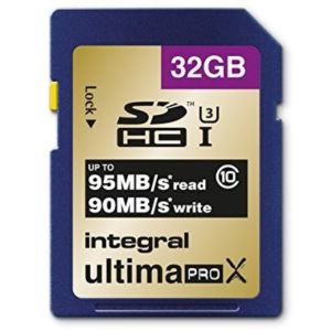 INTEGRAL 32GB SDHC UltimaPro X CLASS10 UHS-I U3 95MB spominska kartica