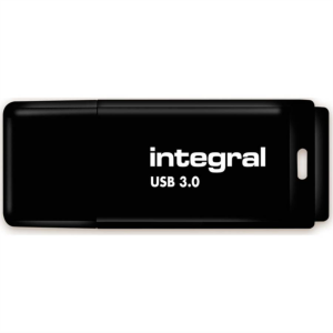 Spominski ključek 16GB USB 3.0 Integral - plastičen/s pokrovčkom/črn (INFD16GBBLK3.0)