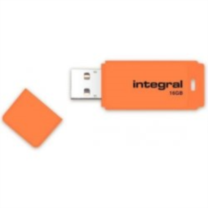 INTEGRAL NEON 16GB USB2.0 oranžen spominski ključek