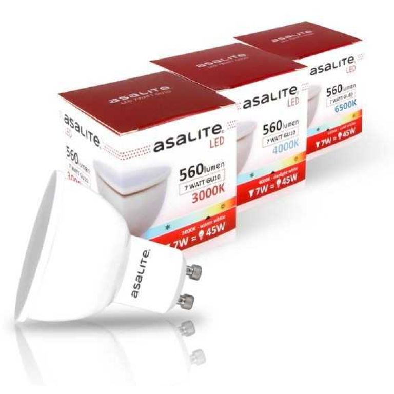 ASALITE LED sijalka GU10 7W 3000K 560lm