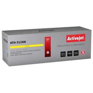 Activejet rumen toner HP CE312A. Canon CRG-729Y