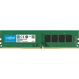 Crucial 16GB DDR4-2666 UDIMM PC4-21300 CL19