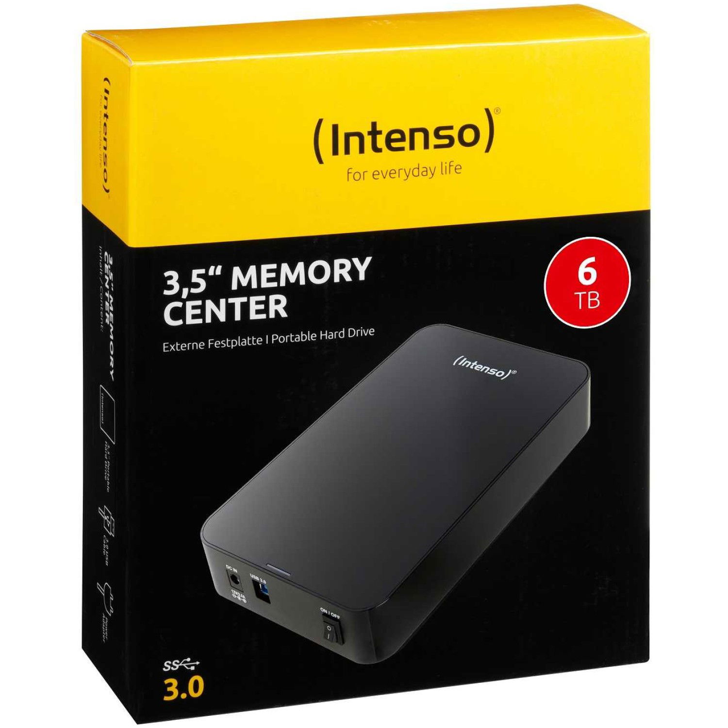 5") 6TB USB 3.0 Intenso Memory Center