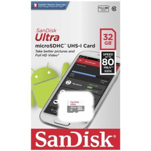 SanDisk 32GB Ultra microSDHC 100MB/s Class 10 UHS-I