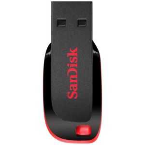 Spominski ključek 32GB USB 2.0 Sandisk Cruzer Blade 15MB/s - plastičen/brez pokrovčka/črn (SDCZ50-032G-B35)
