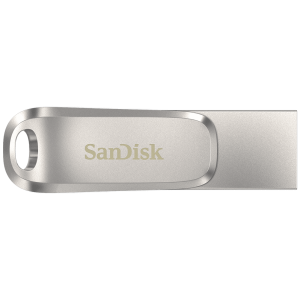 Spominski ključek 64GB USB 3.1 SanDisk Ultra Dual Drive Luxe USB Type-C 150MB/s (SDDDC4-064G-G46) -srebrn