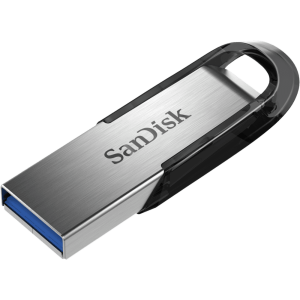 Spominski ključek 32GB USB 3.0 Sandisk Ultra Flair 150MB/s - kovinski/brez pokrovčka/srebrn (SDCZ73-032G-G46)