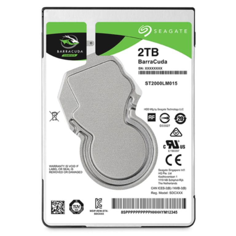 Trdi disk 2.5" 2TB SATA3 - 5400/128MB 7mm Seagate Barracuda