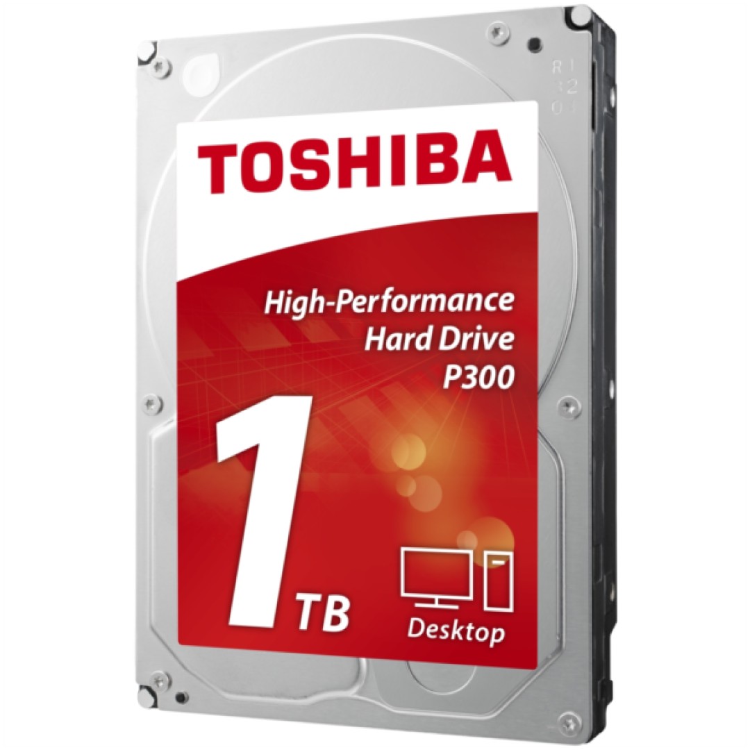 Trdi disk 1TB SATA3 Toshiba 6Gb/s 64Mb 7.200 P300 NCQ AF (HDWD110UZSVA)