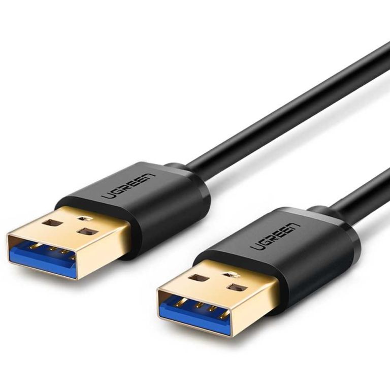 Ugreen USB 3.0 kabel (M na M) črn 1 m - polybag