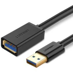 Ugreen USB 3.0 podaljšek (M na Ž) črn 2m - polybag