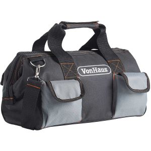 VonHaus torba za orodje 15'' črno-siva
