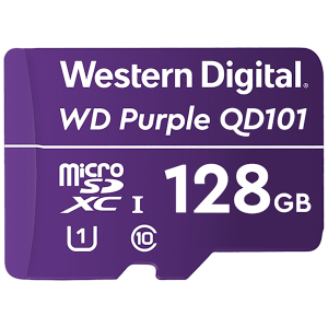 Spominska kartica SDXC-Micro 128GB WD Purple QD101 Ultra Endurance /U1 UHS-I (WDD128G1P0C)