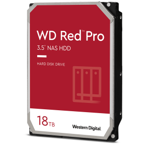Trdi disk 18TB SATA3 WD 6Gb/s 512MB Red PRO - primerno za 24/7 delovanje