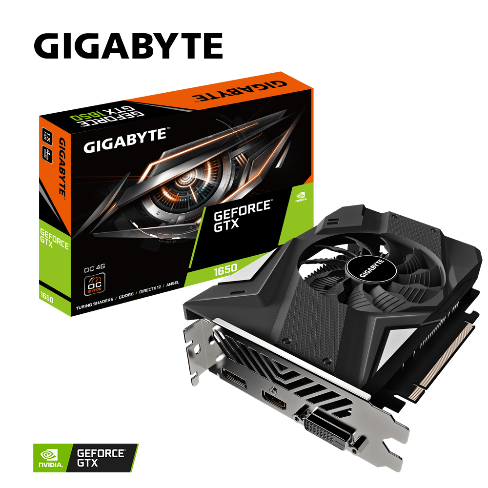 Grafična kartica GIGABYTE GeForce GTX 1650 D6 OC 4G