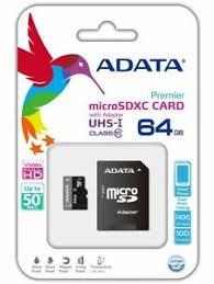 ADATA MicroSDHC kartica 64GB UHS-I Class10 (A1V10)