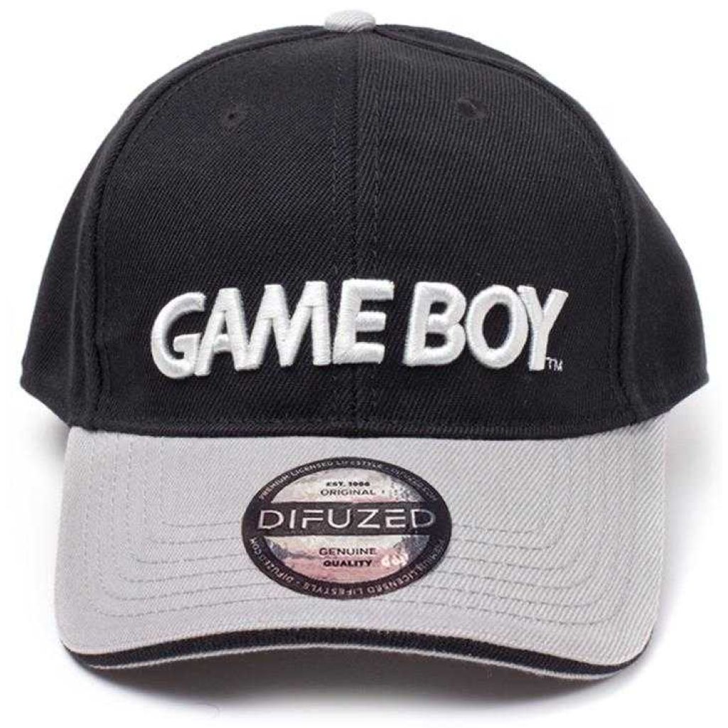 DIFUZED NINTENDO - BLACK/GREY GAMEBOY LOGO CURVED BILL