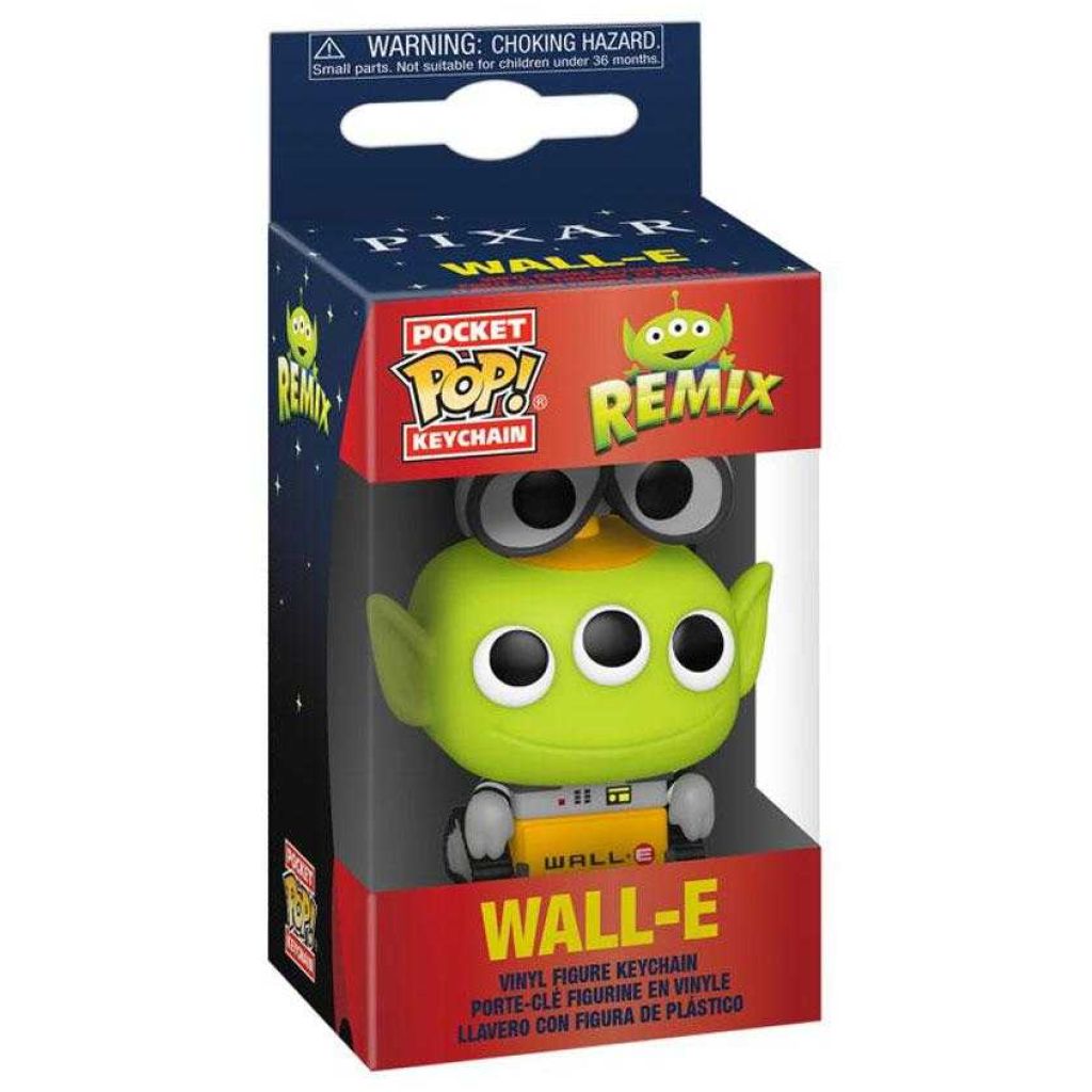 FUNKO POP KEYCHAIN: PIXAR ALIEN REMIX - WALL-E