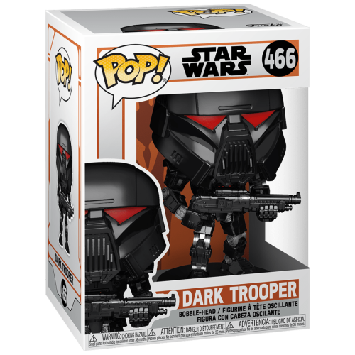 FUNKO POP STAR WARS: MANDALORIAN - DARK TROOPER (BATTLE)