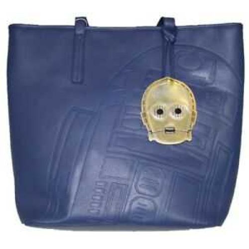 LOUNGEFLY STAR WARS R2D2 C3PO TOTE BAG