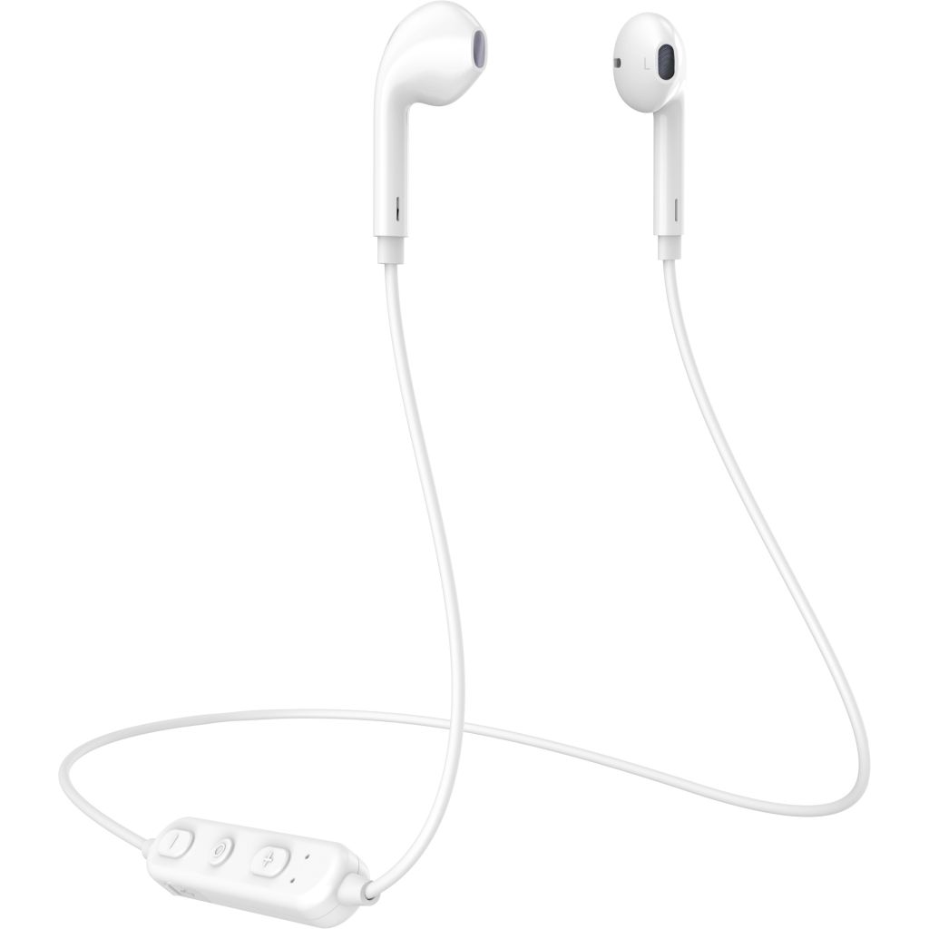 MOYE HERMES SPORT brezžične slušalke z mikrofonom - bele barve