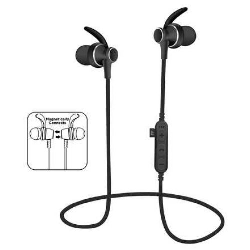 PLATINET IN-EAR Bluetooth športne slušalke+mikrofon+microSD črne