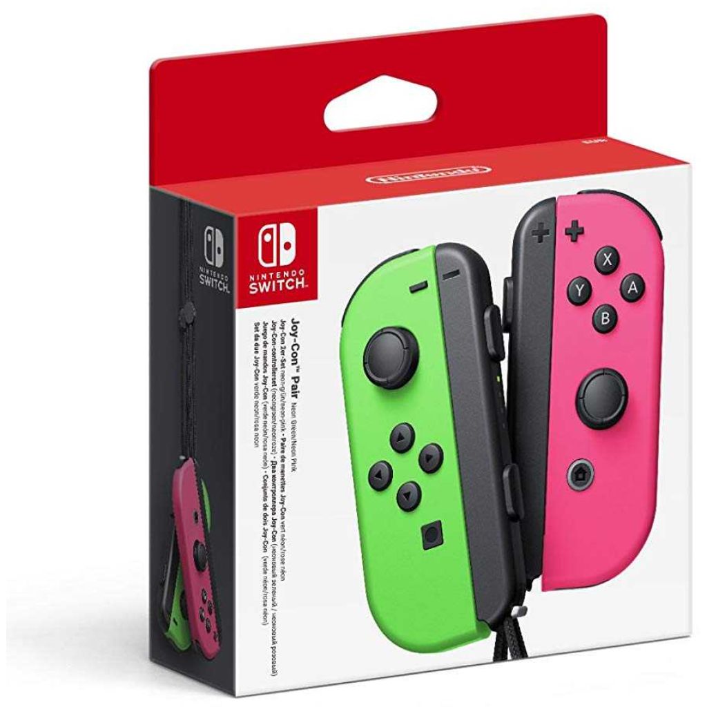 SWITCH JOY-CON PAIR NEON GREEN/NEON PINK