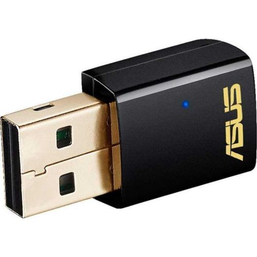 Brezžični mrežni adapter USB 2.0 Asus WIFI5 AC600 433Mb/s Dualband Nano (90IG00I0-BM0G00)