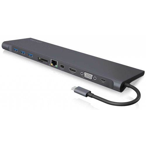 Priklopna postaja USB-C => 3x USB3.0 USB-C HDMI 4K@30Hz miniDP VGA ETH LAN RJ45 MicroSD SandBerg (IB-DK2102-C)
