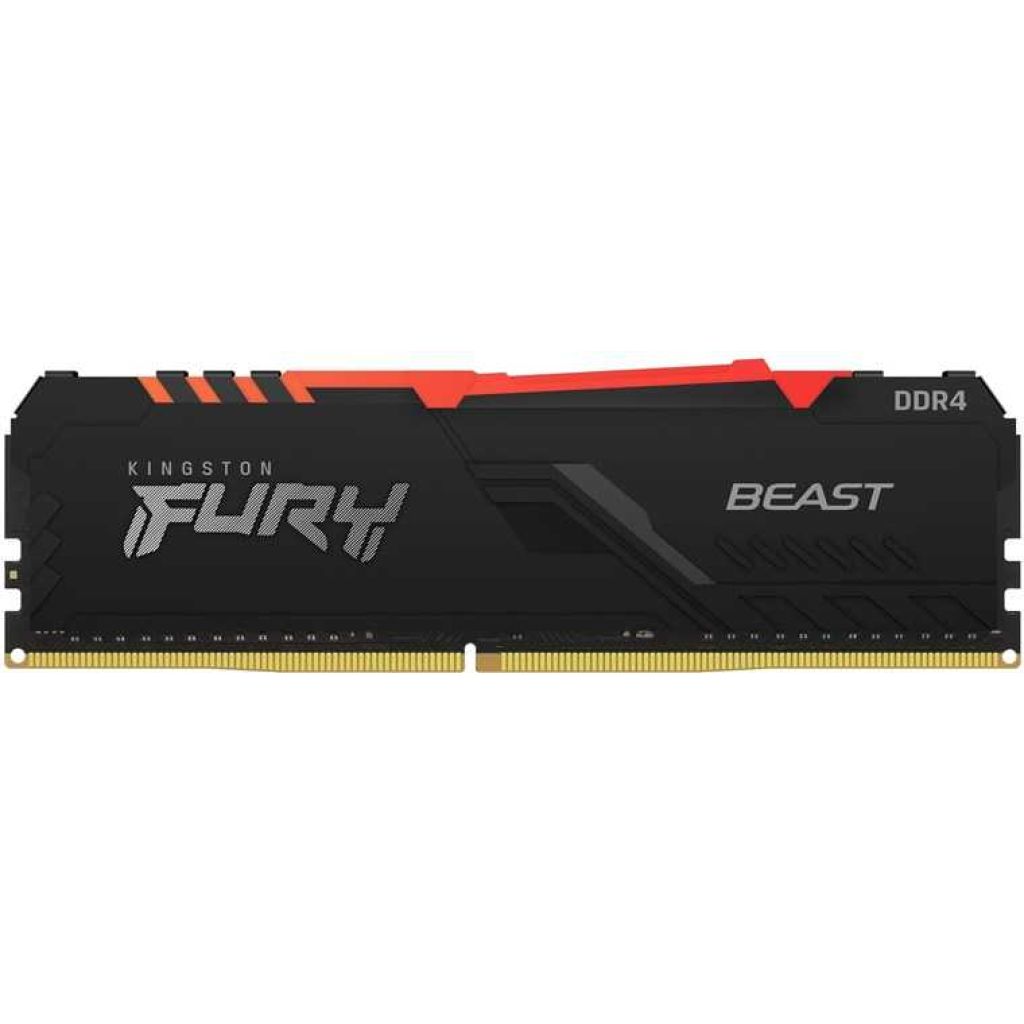 Kingston HyperX Fury Beast RGB 8GB DDR4-3200 DIMM PC4-25600 CL16