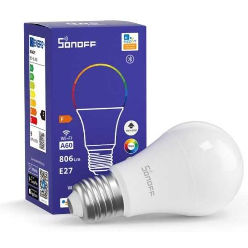 SONOFF Wi-Fi/Bluetooth pametna LED sijalka E27 9W RGB