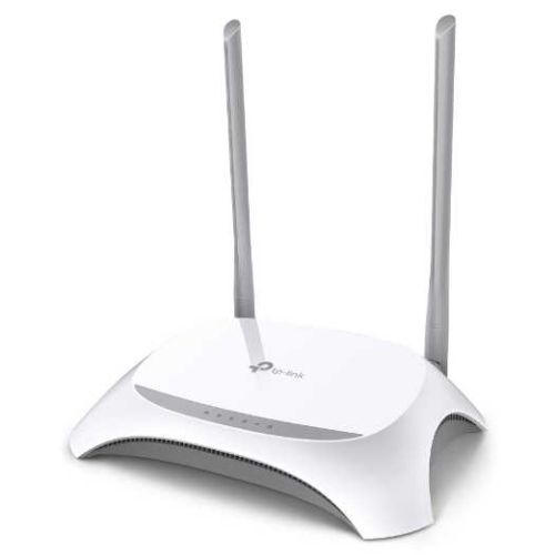 Usmerjevalnik brezžični TP-Link WiFi4 802.11n N300 300Mbit/s 3G/4G USB dongle 4xLAN 2x antena (TL-MR3420)
