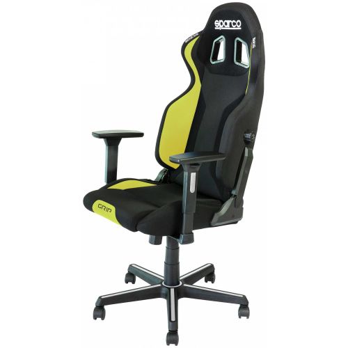 SPARCO GRIP gaming stol črno - rumene barve