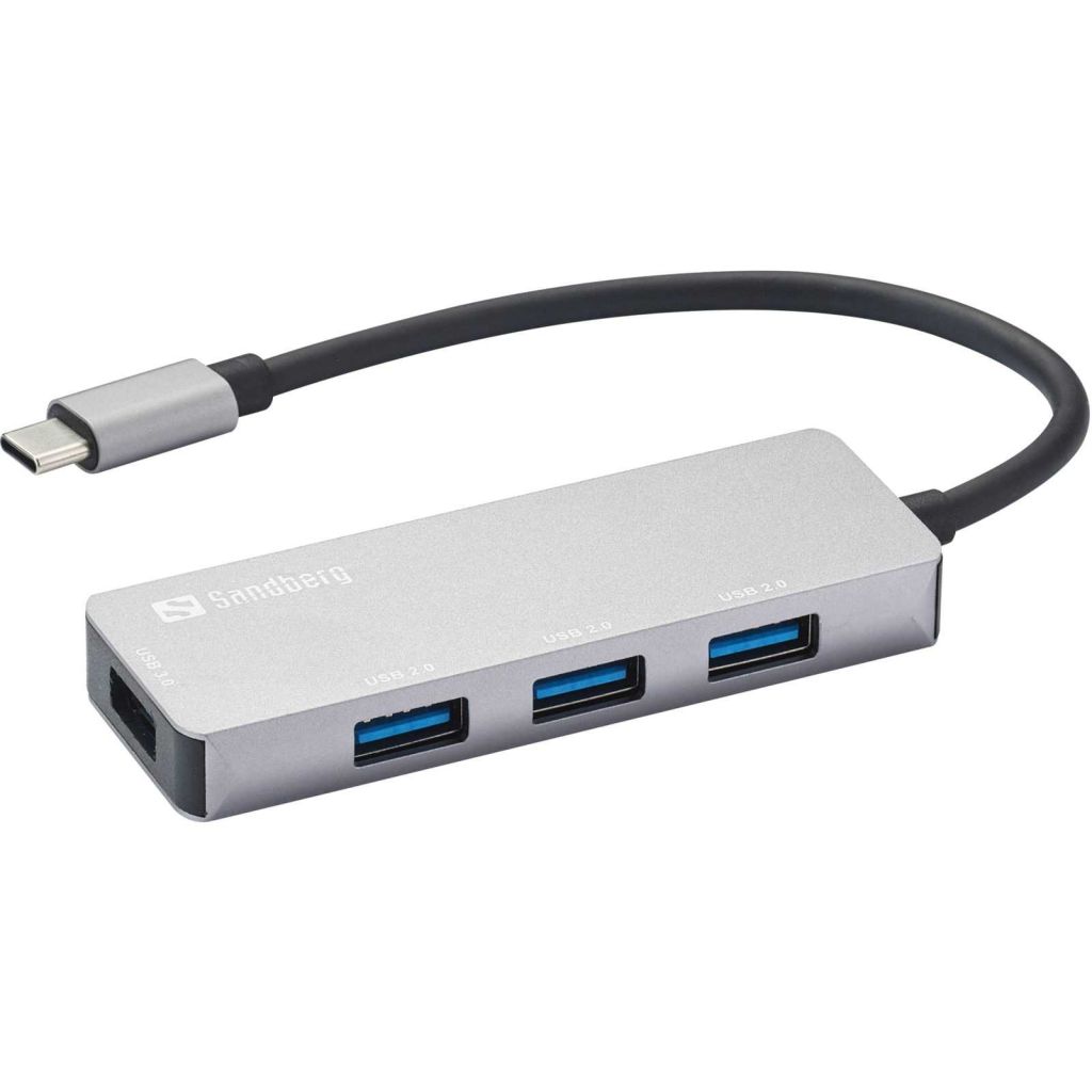 Sandberg USB-C hub 1x USB 3.0 + 3x 2.0