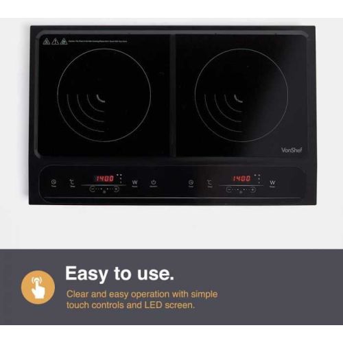 VonShef digitalna dvojna indukcijska kuhalna plošča