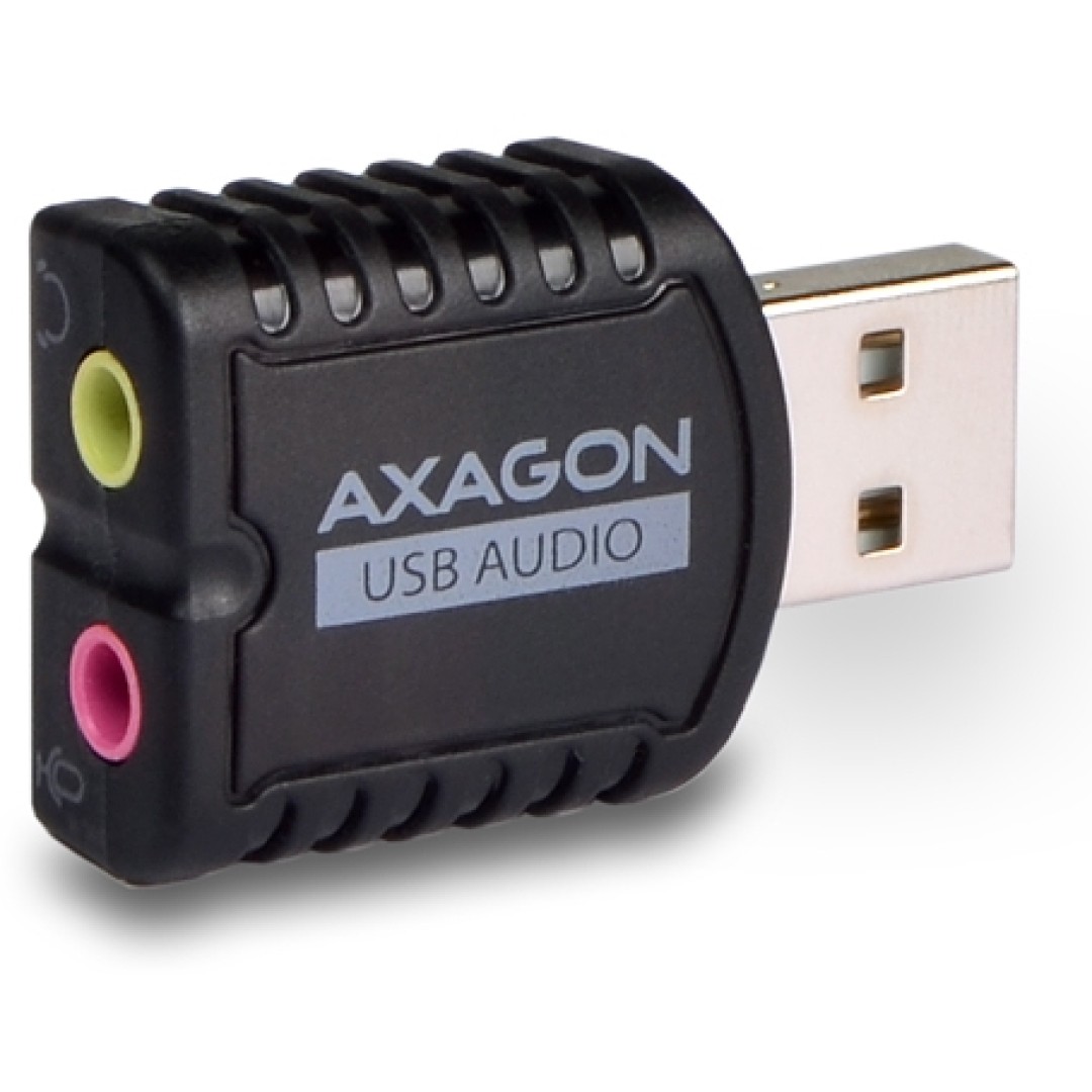 AXAGON USB 2.0 Stereo Audio Mini Adapter ADA-10