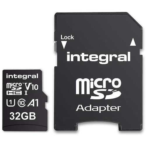 Integral 32GB High Speed microSDHC/XC V10 UHS-I U1