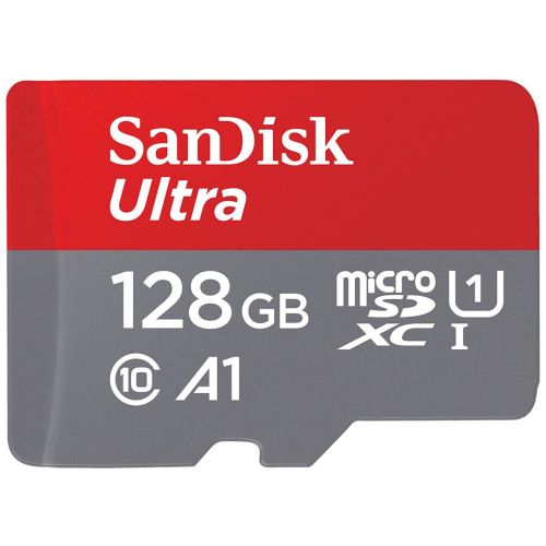Spominska kartica SDXC-Micro 128GB Sandisk Ultra 100MB/s/UHS-I +adapter (SDSQUNR-128G-GN3MA)
