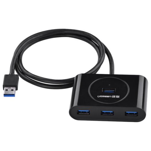 Ugreen USB 3.0 4 Ports Hub črn 1m - box