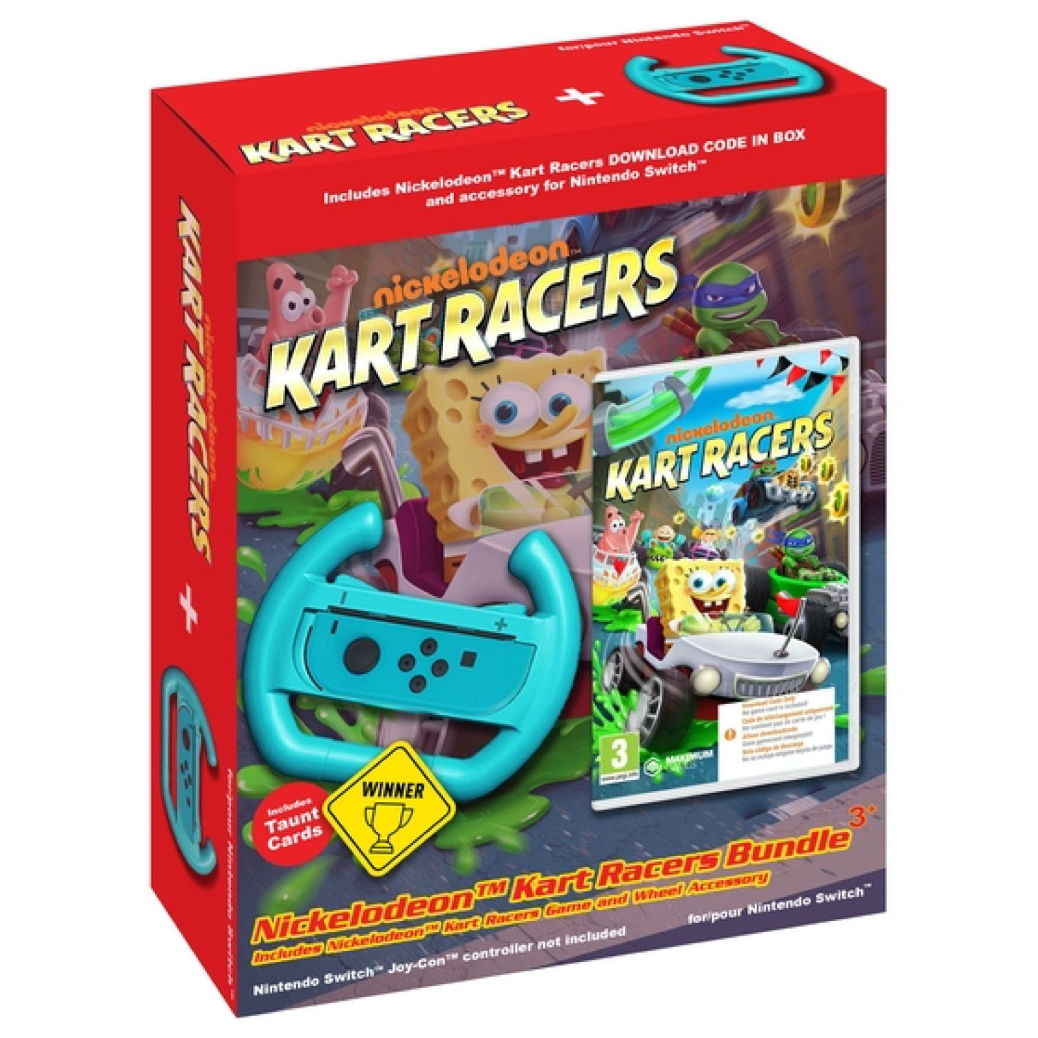 Nickelodeon Kart Racers - Wheel Bundle (Nintendo Switch)