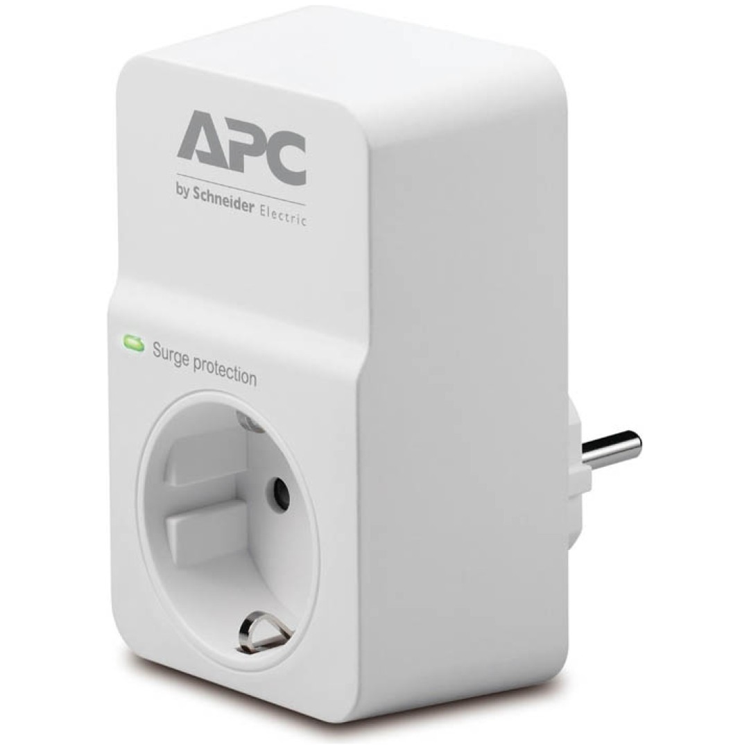 APC SurgeArrest Essential PM1W-GR 1xSchuko prenapetostna zaščita vtičnica
