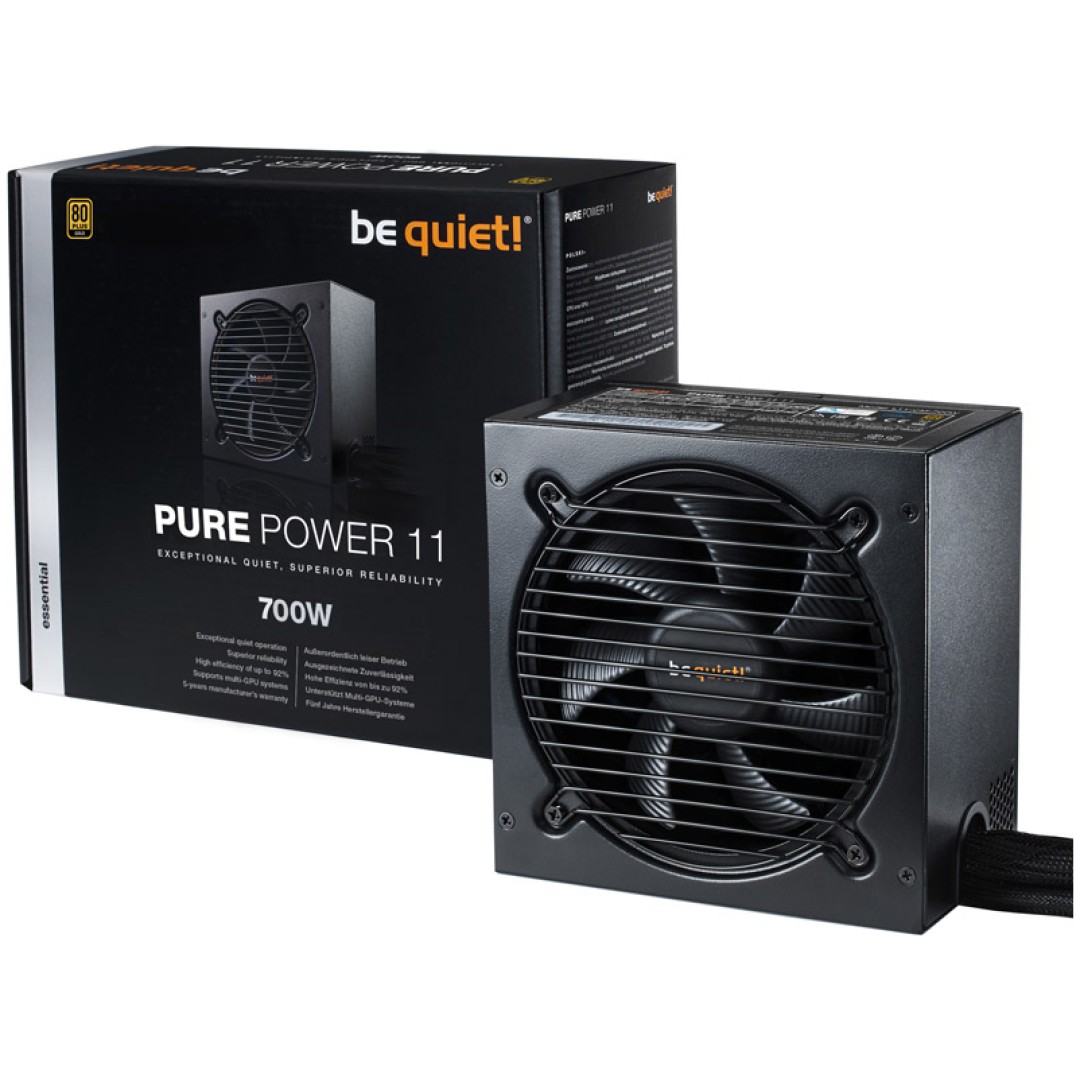 BE QUIET! PURE POWER 11 700W (BN295) 80Plus Gold napajalnik