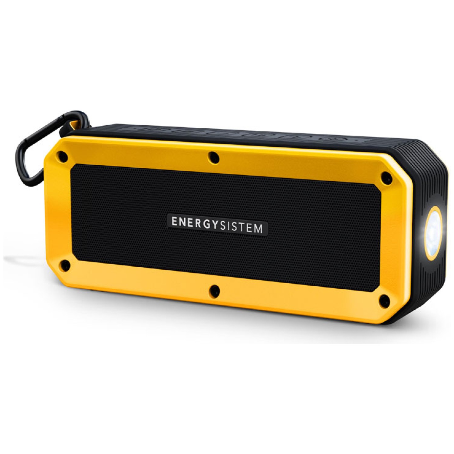 ENERGY SISTEM Outdoor Box Bike 10W Bluetooth/3.5mm microSD MP3 FM radio LED svetilka nosilec za kolo vodoodporen rumen zvočnik