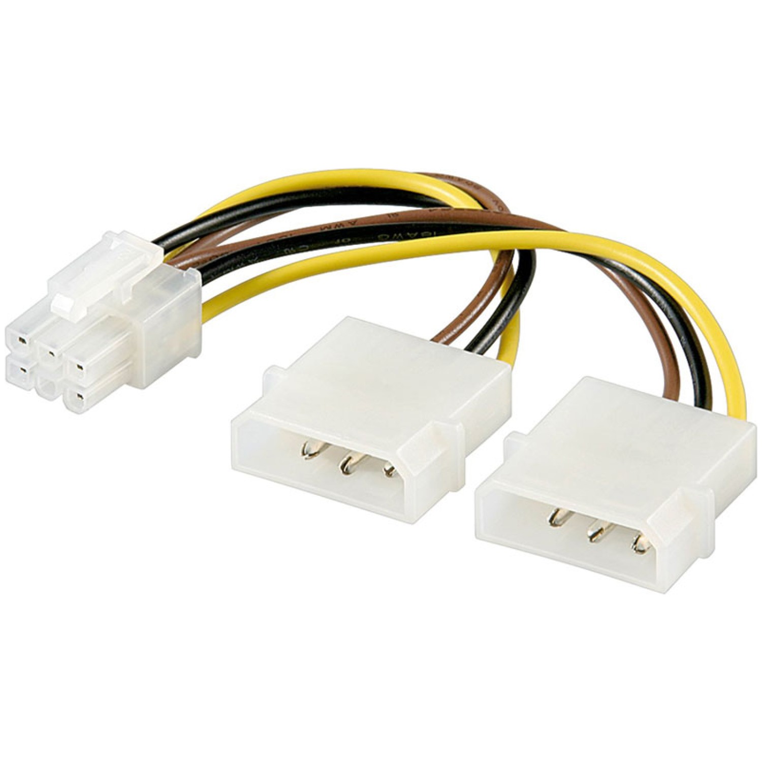 Kabel adapter napajalni MOLEX => PCI-Express 6 pin Goobay