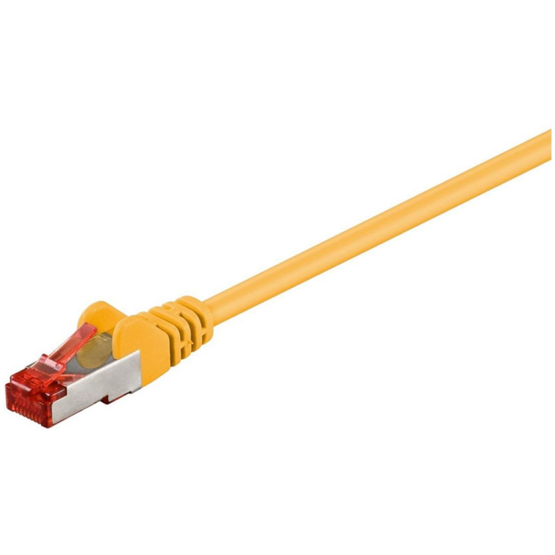 GOOBAY S/FTP (PiMF) patch CAT6 3m rumeni mrežni povezovalni kabel