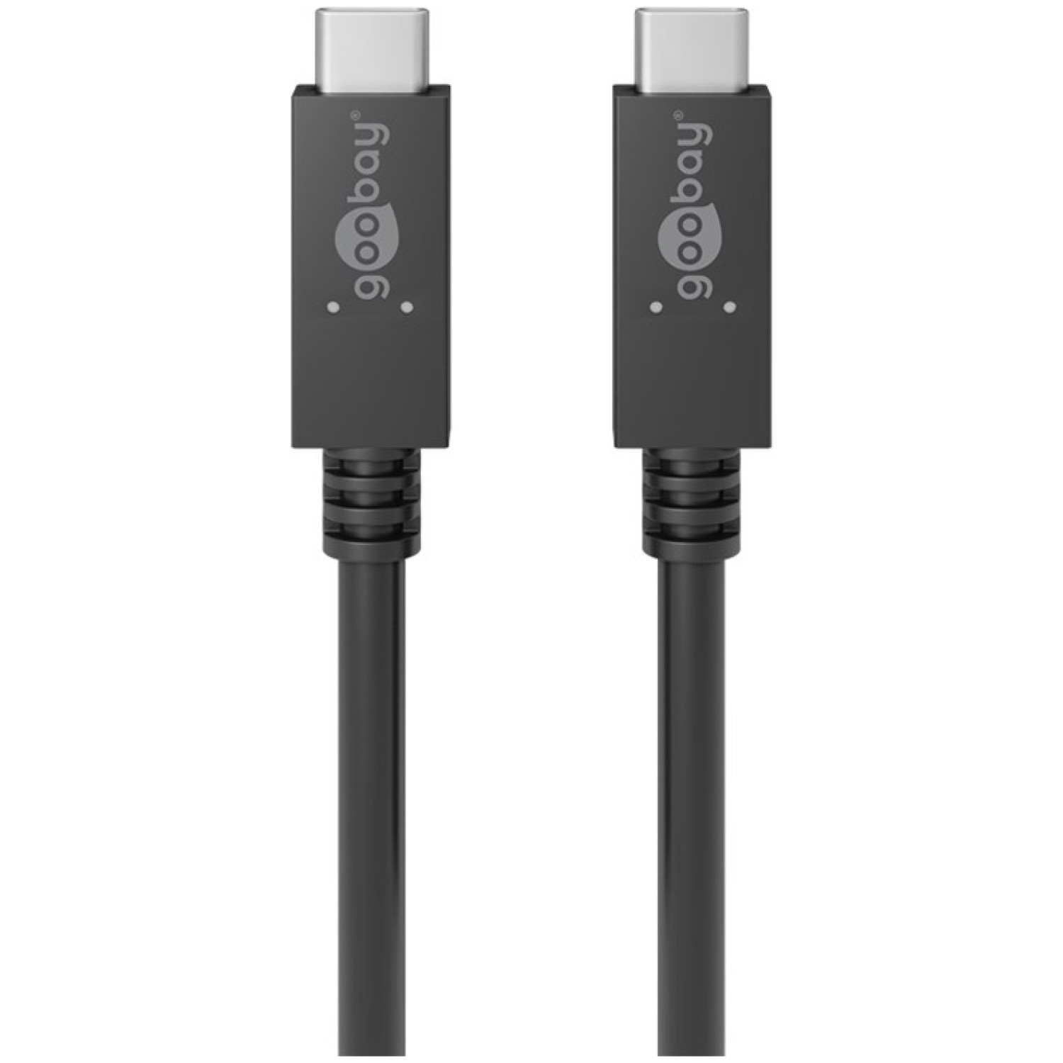 GOOBAY USB-C 100W 1m črn polnilni sinhronizacijski kabel