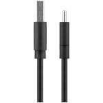 dolžine 3 m - USB 2.0 kabel za sinhronizacijo in polnjenje - Majhen priključek tipa C se lahko uporablja na obeh straneh - Črna barva - Balix gaming trgovina za videoigre in računalniško opremo