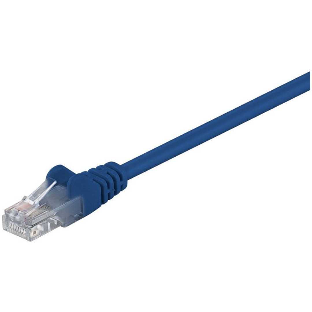 GOOBAY U/UTP CAT 5e patch 1 m modri mrežni povezovalni kabel