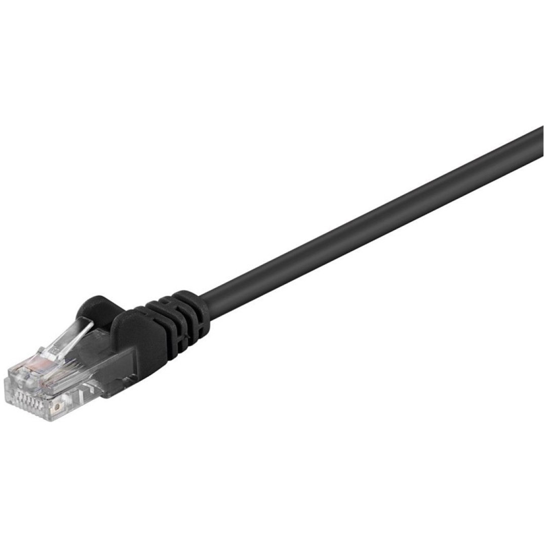GOOBAY U/UTP CAT 5e patch 10 m črni mrežni povezovalni kabel